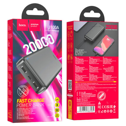 Power bank J100A High-ranking 20000mAh