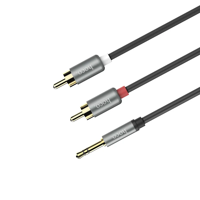 Cable dual RCA to 3.5mm UPA10 audio plated plugs