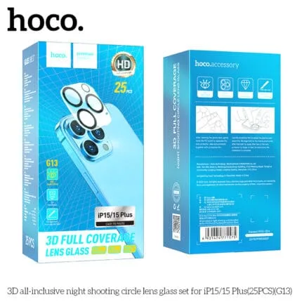 3D  lens glass set for iP15/15 Plus(G13)
