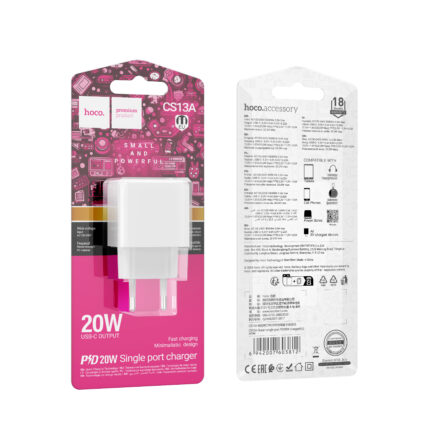 CS13A Ocean single port PD20W charger(EU)