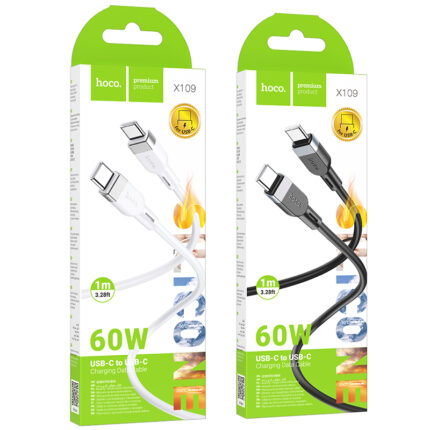 X109 Energy 60W silicone charging data cable C to C(L=1M)