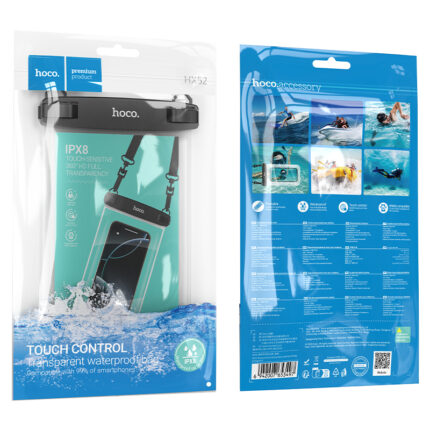 HX52 Transparent mobile phone waterproof bag